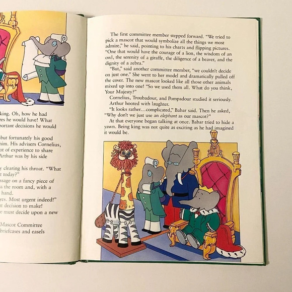 Vintage 1989 Babar The Movie Storybook  by Cathy East Dubowski Random House - Picture 10 of 13